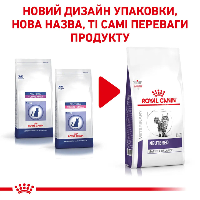 Royal Canin Neutered Satiety Balance Cat Лікувальний корм для дорослих кішок