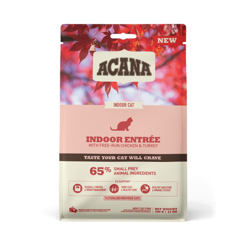 Acana New Indoor Entree Cat Сухий корм для котів, що мешкають у приміщенні