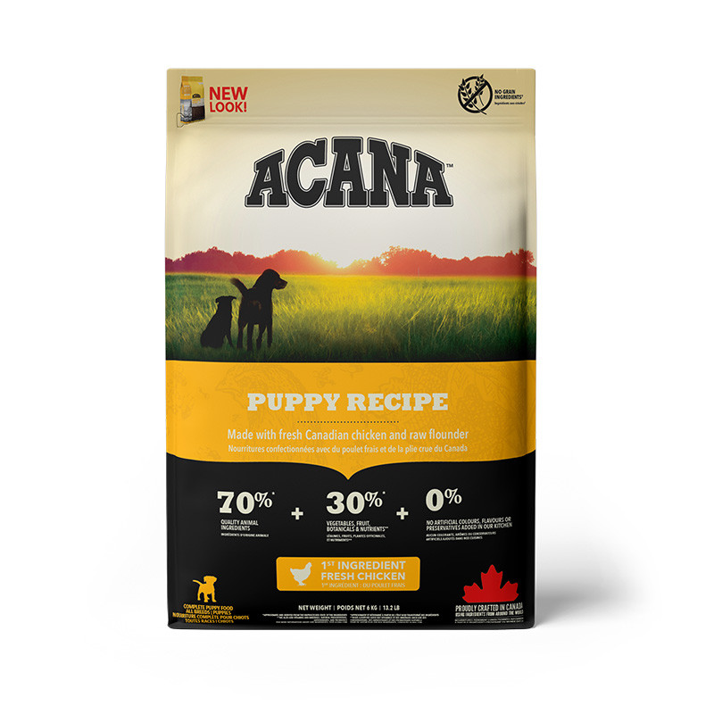 Acana Heritage Puppy Recipe Сухий корм для цуценят середніх порід
