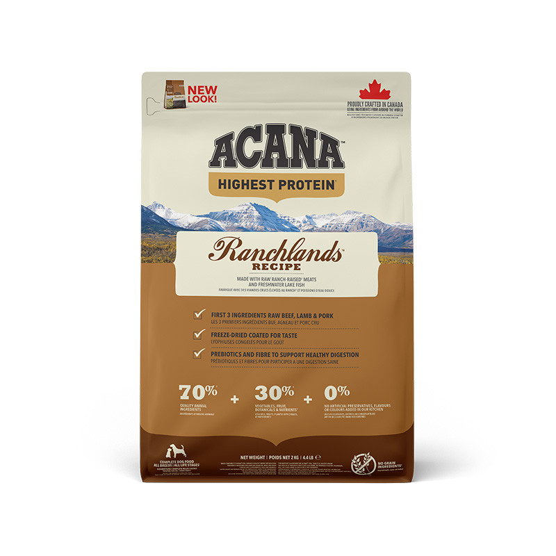Acana Regionals Ranchlands Dog Recipe Сухий корм для собак усіх порід та вікових груп