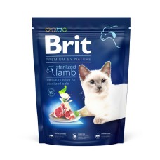 Brit Premium Cat Adult by Nature Sterilised Lamb Сухий корм для дорослих стерилізованих кішок з ягнятком