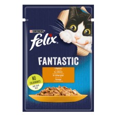Felix Fantastic Консерви для дорослих котів із куркою шматочки в желе