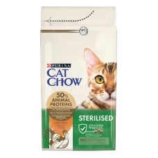 Cat Chow Sterilized Сухий корм для дорослих кішок з індичкою