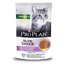 Pro Plan Nutrisavour Sterilised Senior 7+ Консерви для стерилізованих кішок старше 7 років з індичкою