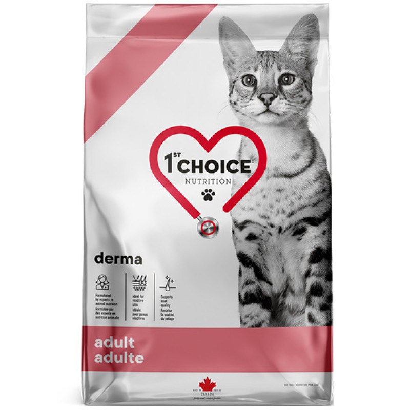 1st Choice Adult Derma Сухий дієтичний корм для дорослих кішок