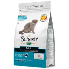Schesir Cat Adult Fish Сухий монопротеїновий корм для кішок з рибою