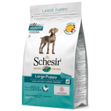 Schesir Dog Large Puppy Сухий монопротеїновий корм для цуценят великих порід з куркою
