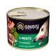 Savory Dog Gourmand 4 Meats Консерви для вибагливих собак 4 види м'яса