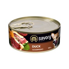 Savory Dog Gourmand Duck Консерви для вибагливих собак з качкою
