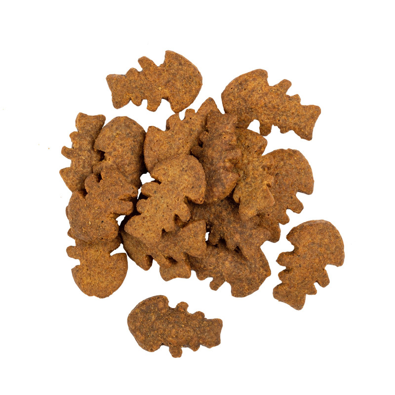 Savory Dog Skin And Coat Crunchy Snack Ласощі для дорослих собак з лососем та чорнобривцями