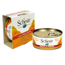Schesir Chicken Papaya Консерви для собак з куркою та папаєю в желе