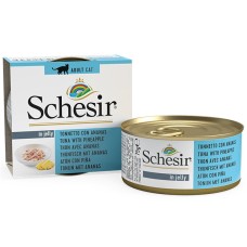 Schesir Tuna with Pineapple Консерви для кішок з тунцем та ананасом у желе (банку)