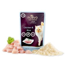 Nuevo Light Chicken & Rice Консерви для кішок з надмірною вагою з куркою та рисом