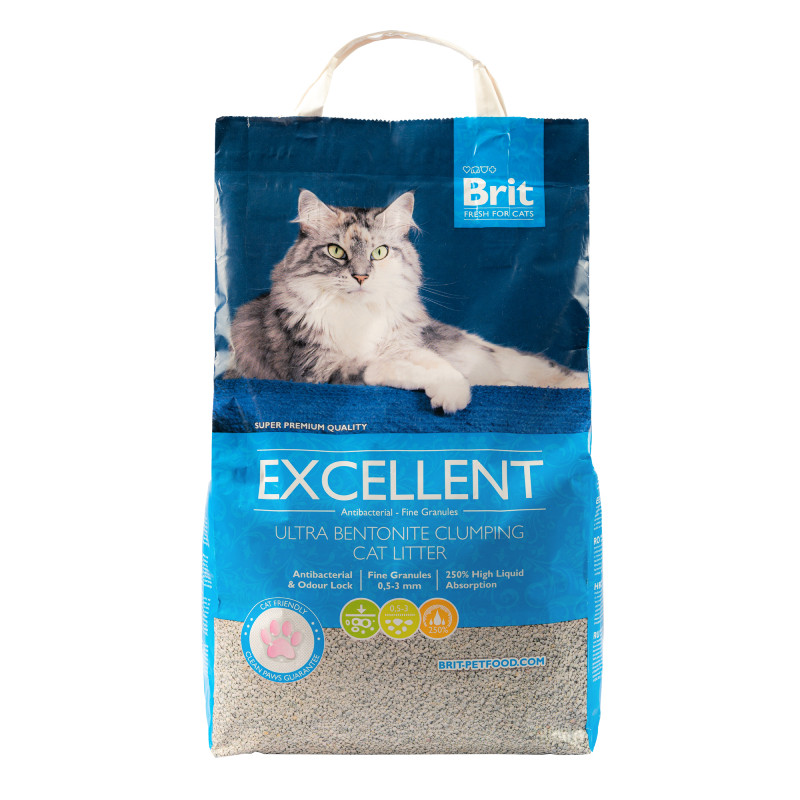 Brit Fresh Excellent бентонітовий наповнювач, що комкується.