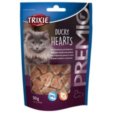 Trixie Premio Ducky Hearts Ласощі для котів з качкою та сайдою