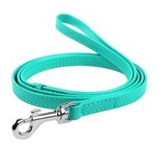 Collar Waudog Glamour Повідець для собак ментоловий шкіряний