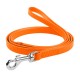 Collar Waudog Glamour Повідець для собак шкіряний помаранчевий