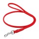 Collar Waudog Glamour Повідець для собак шкіряний круглий червоний