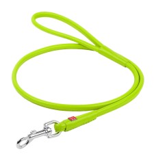 Collar Waudog Glamour Повідець для собак шкіряний круглий салатовий