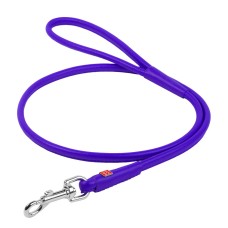 Collar Waudog Glamour Повідець для собак шкіряний круглий фіолетовий