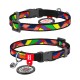 Collar Waudog Nylon Нашийник для котів нейлоновий з QR паспортом Вітраж