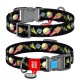 Collar Waudog Nylon Нашийник для собак нейлоновий c QR паспортом пластикова пряжка-фастекс Рік та Морті 3