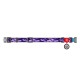 Collar Waudog Nylon Нашийник для собак нейлоновий c QR паспортом пластикова пряжка-фастекс Фіолетовий камо