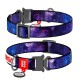 Collar Waudog Nylon Нашийник для собак нейлоновий c QR паспортом металева пряжка-фастекс NASA21