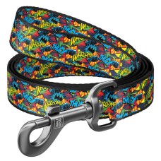 Collar Waudog Nylon Повідець для собак нейлоновий Бетмен Яскравий
