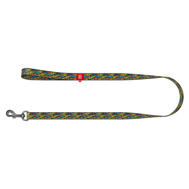 Collar Waudog Nylon Повідець для собак нейлоновий Бетмен Яскравий