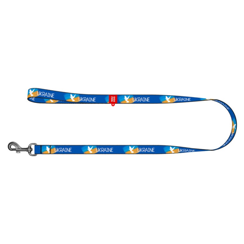 Collar Waudog Nylon Повідець для собак нейлоновий Прапор
