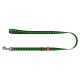 Collar Waudog Nylon Повідець для собак нейлоновий регульований Шотландка зелена