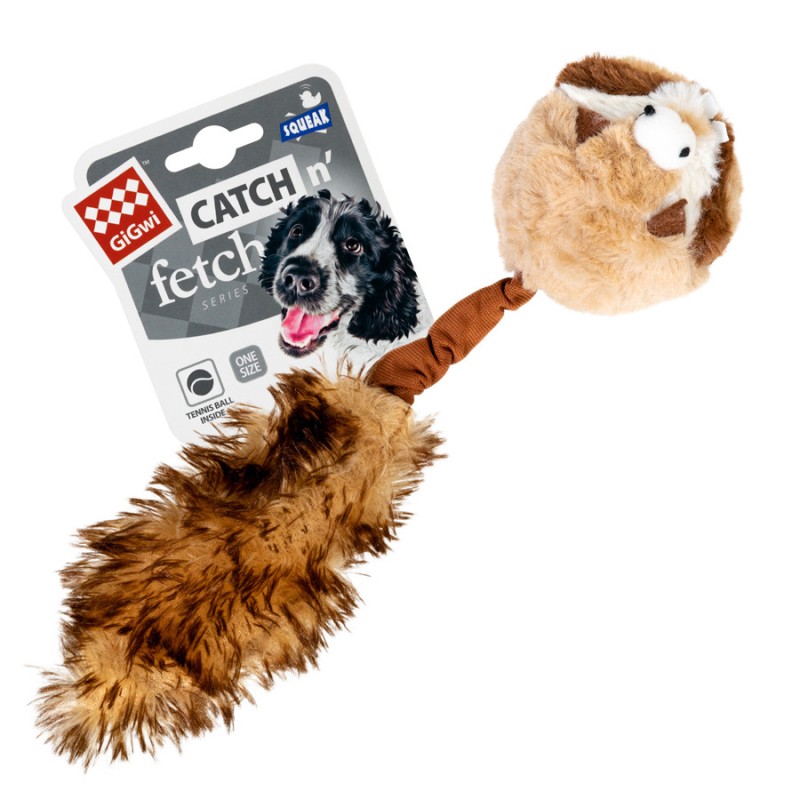 GiGwi Catch & Fetch Іграшка для собак Барс ук з 2-ма пищалками