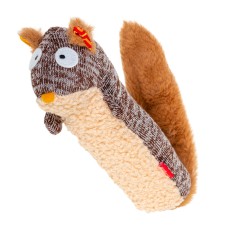 GiGwi Plush Іграшка для собак Білка з пищалкою