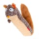 GiGwi Plush Іграшка для собак Білка з пищалкою