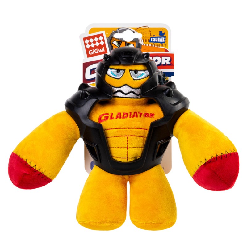 GiGwi Gladiator Іграшка для собак Гладіатор у гумовому шоломі