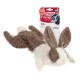 GiGwi Plush Іграшка для собак Заєць шкурка з пищалкою