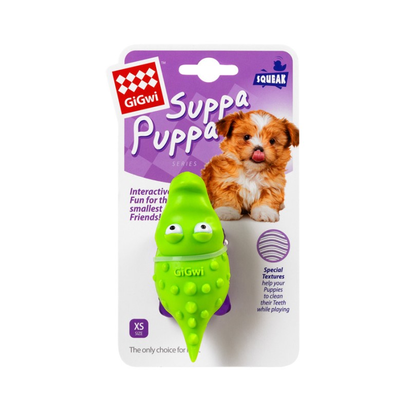 GiGwi Suppa Puppa Іграшка для собак Крокодильчик з пищалкою