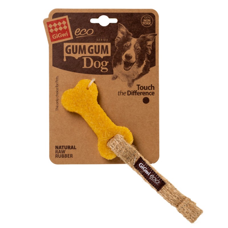 GiGwi Gum Gum Іграшка для собак Маленька каучукова кістка
