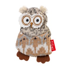 GiGwi Plush Іграшка для собак Сова з пищалкою