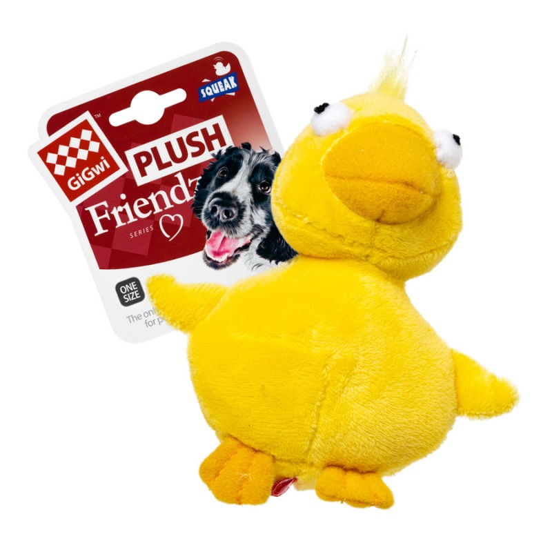 GiGwi Plush Іграшка для собак Качка з пищалкою