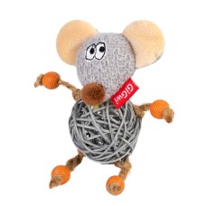GiGwi Catch & Scratch Іграшка для котів Мишка з дзвіночком
