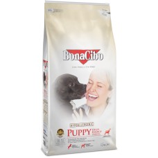 BonaCibo Puppy High Energy Chicken & Rice with Anchovy Сухий корм для активних щенят всіх порід з куркою та анчоус