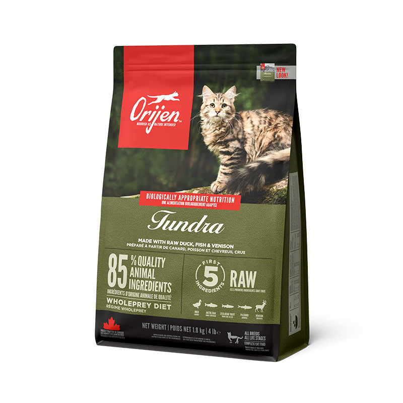 Orijen Tundra Cat Сухий корм для кішок всіх порід з качкою та рибою