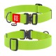 Collar Waudog Waterproof Нашийник для собак водостійкий c QR паспортом металева пряжка-фастекс салатовий