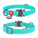 Collar Waudog Waterproof Нашийник для собак водостійкий світиться з QR паспортом металева пряжка-фастекс