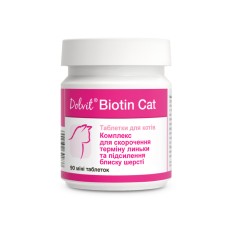 Dolfos Dolvit Biotin Cat Долфос Біотин Вітамінно-мінеральний комплекс з біотином для здоров'я шкіри та вовни кішок