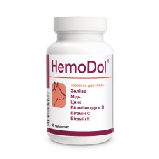 Dolfos HemoDol Долфос Гемодол Вітамінно-мінеральний комплекс для покращення процесів кровотворення у собак