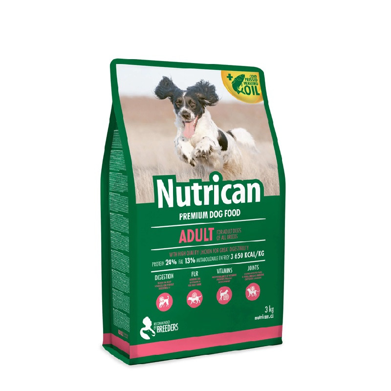 Nutrican Adult Dog Сухий корм для собак усіх порід з куркою