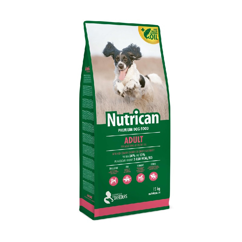 Nutrican Adult Dog Сухий корм для собак усіх порід з куркою